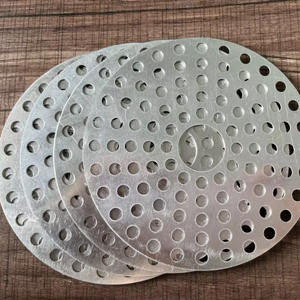 Garde de vidange ronde SS304/316L pas de rouille plaque de couverture de vidange de sol extérieur grille fabrication de tôle - Product Image 1