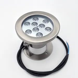Ip68 Waterproof Stainless Steel 24v Water Fountain Led Underwater Pool Lights For Fountains Swimming Pool