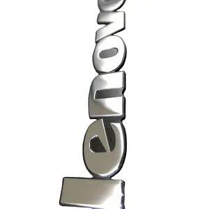 Индивидуальная клейкая металлическая матовая Золотая рельефная наклейка с логотипом, недорогая Компьютерная Этикетка