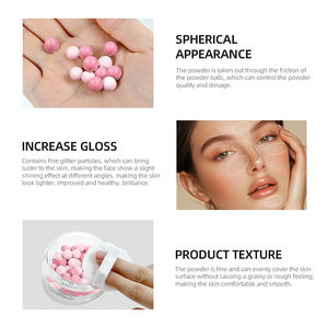 Lakerain Make-Up Langdurige Kleurrijke Doorschijnende Glinstering Markeerstift Fleuren Parelballen Zetten Poeder Op - Product Image 4