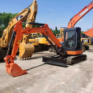 Miniexcavadora Hitachi ZX65 de Alta Calidad, 6.5 Toneladas, Máquina Hidráulica de Orugas, Motor Yanmar Usado, Bomba de Motor CE, Caja de Cambios, PLC - Product Image 4