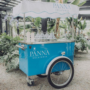 Carrito de Dulces Metálico Plegable y Portátil Personalizado, Carrito de Champán <span class=keywords><strong>para</strong></span> Bodas, Cumpleaños, <span class=keywords><strong>Eventos</strong></span> y Fiestas con Cubitera - Product Image 2