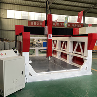 Máquina Fresadora CNC Rotativa Dezhou Yudiao 2030 2040 de 4 Ejes para Madera, Molde de Poliestireno, Espuma EPS, Plástico y Styrofoam