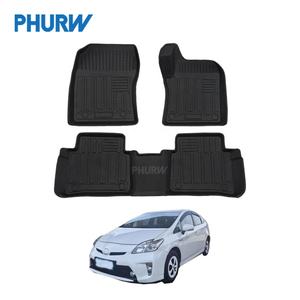 Alfombrillas de Coche Impermeables de Alta Calidad PHURW para Conducir por la Derecha, Alfombrilla de Coche Personalizada de TPE, Alfombrilla de Coche 3D para Toyota <span class=keywords><strong>PRIUS</strong></span> 2016-2022 con Volante a la Derecha - Product Image 1