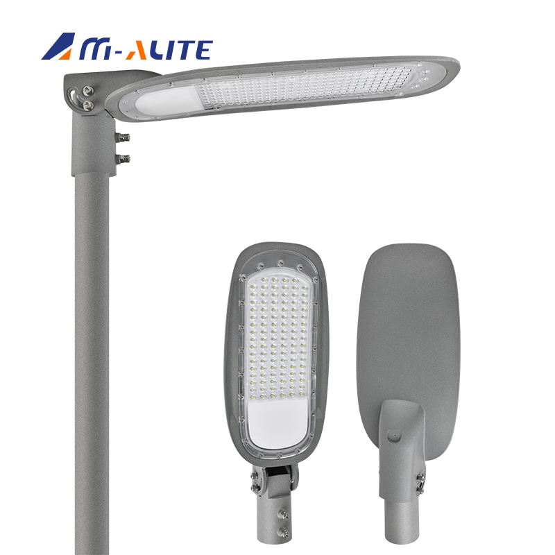 M-alite IP65 Водонепроницаемый дорожный светильник тонкий регулируемый наружный светодиодный уличный фонарь с датчиком