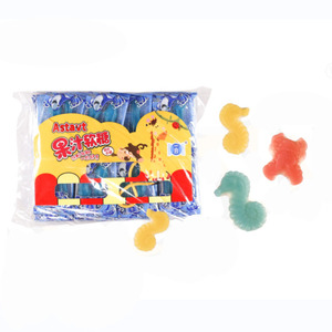 8g animales marinos envueltos individualmente formas del mundo alimentos marinos Buffet tortugas seehorses cangrejos gomoso suave gelatina caramelo - Product Image 2