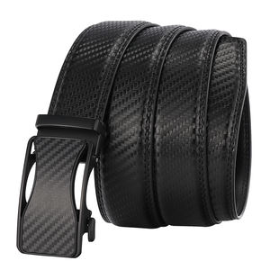 حزام سقاطة للرجال من جلد البقر الأصلي عالي الجودة مع مشبك معدني أوتوماتيكي - Product Image 4