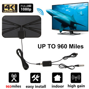 <span class=keywords><strong>Amplificador</strong></span> de <span class=keywords><strong>Señal</strong></span> para Antena de <span class=keywords><strong>TV</strong></span> Digital HD, Alcance de Más de 250 Millas, Compatible con 4K 8K 1080p, Montaje en Suelo, Ideal para Interiores - Product Image 6