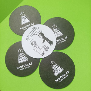 Tem nóng lá vàng logo hình vuông màu đen Nước hoa blotter Nước hoa giấy Dải mùi hương - Product Image 6