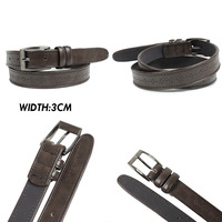 Ceinture en cuir formelle à boucle perforée avec logo personnalisé en relief pour hommes – Fabricants de ceintures en cuir – Faible MOQ