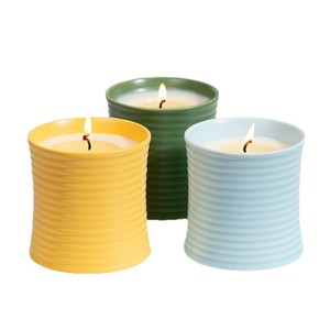 Vela Aromática Europea en Taza de Cerámica, Hecha a Mano, con Fragancia en Espiral y Aroma Duradero, Portavelas - Product Image 1