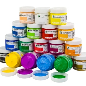 Ensemble de peinture <span class=keywords><strong>gouache</strong></span> Marly 100 ml, lavable, pour peinture au doigt, pour étudiants en art, à partir de 8 ans, pour tableaux d'affichage artistiques, fresques murales et peinture murale - Product Image 1