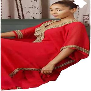 Stock en vrac Caftan Vêtements islamiques Boubou Kaftan Robe <span class=keywords><strong>Djellaba</strong></span> Dubai Abaya Robe maxi musulmane en <span class=keywords><strong>mousseline</strong></span> de soie Robes africaines pour femmes - Product Image 1