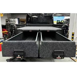 Pickup Vehicle Accessories Interior VRD4X4 Truck Draws Pickup <b>Drawer</b> System 4x4 Truck Bed <b>Drawer</b> For Tundra Navara Ranger Hilux - Product Image 3