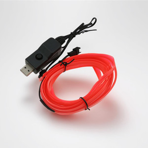 <b>Car</b> <b>interior</b> ambient light, wire-free, cool light strip, USB with switch, continuous flashing decorative light strip, illuminate - Product Image 3