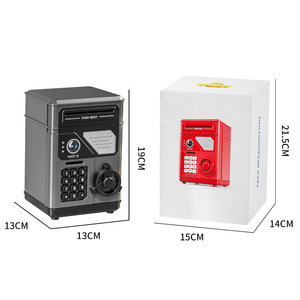 Simple Atm Piggy Bank Large Capacity Coin And <b>Paper</b> Money Storage For Children Plastic Battery Powered Toy - Product Image 2