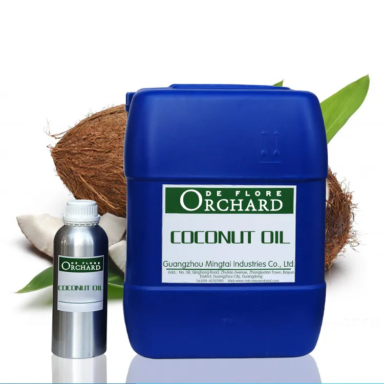Groothandel 100% Natuurlijke Carrier Olie Geraffineerde Rbd Fractionated Bulk Koudgeperste Biologische Pure Virgin Kokosolie