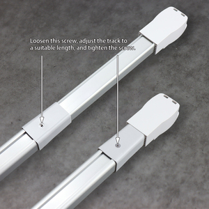 Nhà Sản Xuất Thông Minh Cơ Giới Nhôm Mở Rộng Rèm Đường Sắt Theo Dõi Rèm Điện Động Cơ Và Theo Dõi Với Điều Khiển Từ Xa - Product Image 4