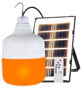 Ampoule LED 100W DC5V-6V USB solaire rechargeable d'urgence, diamètre 105mm, batterie 1500mA, matériau PP, CRI 85, 4200 Lumens - Product Image 5