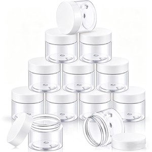 Embalagens de Luxo para Cosméticos: Potes e Frascos Foscos de Plástico/Vidro de 1oz, 2oz, 3oz, 4oz com Tampa Prateada - Product Image 5