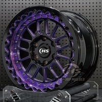 Jantes forgées personnalisées True Black 6X139.7 15X10 17X4.5 18X5 pour la course de dragster, compatibles avec Can-Am Maverick R, F-150 Raptor, Land Cruiser Prado