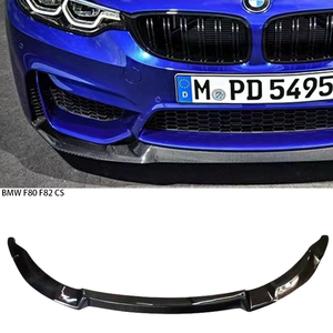 Pour Série 3 F80 M3/F82 M4 Berline, lèvre avant en fibre de carbone style CS, 2013-2019 - Product Image 1