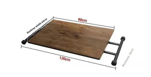 Escritorios simples multifuncionales Elegante móvil <span class=keywords><strong>Metal</strong></span> Pequeño ahorro de espacio Mesas plegables de lujo Mesas de comedor - Product Image 4