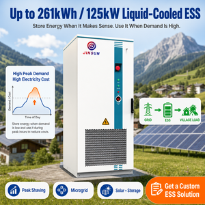 Gabinete de Baterías de Alta Tensión 832V 314Ah 261kwh con Refrigeración Líquida, Sistema de Almacenamiento de Energía Industrial y Comercial con PCS EMS IP54 - Product Image 1