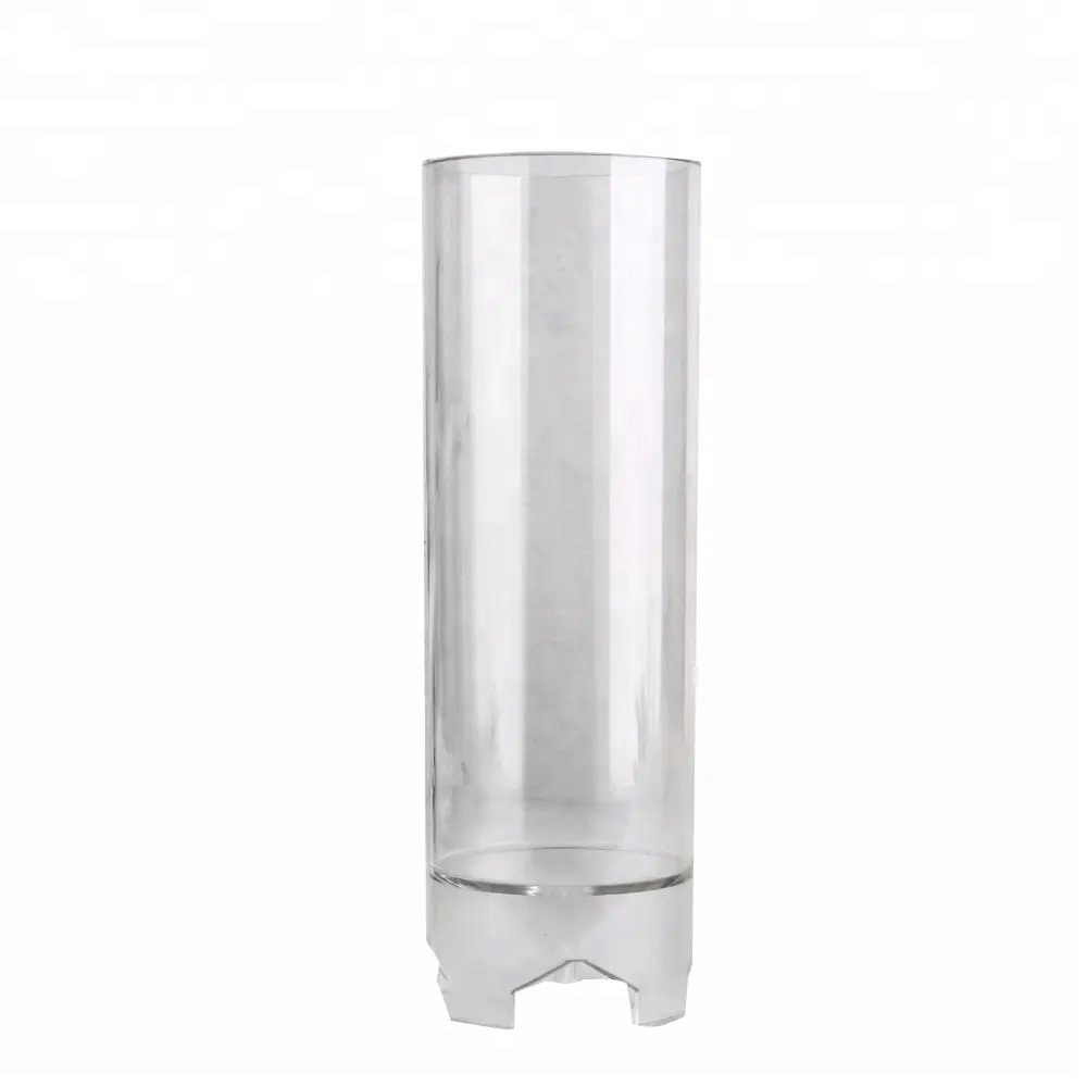 DIY large Spiral cylindrical candle molds plastic spiral PC candle mould