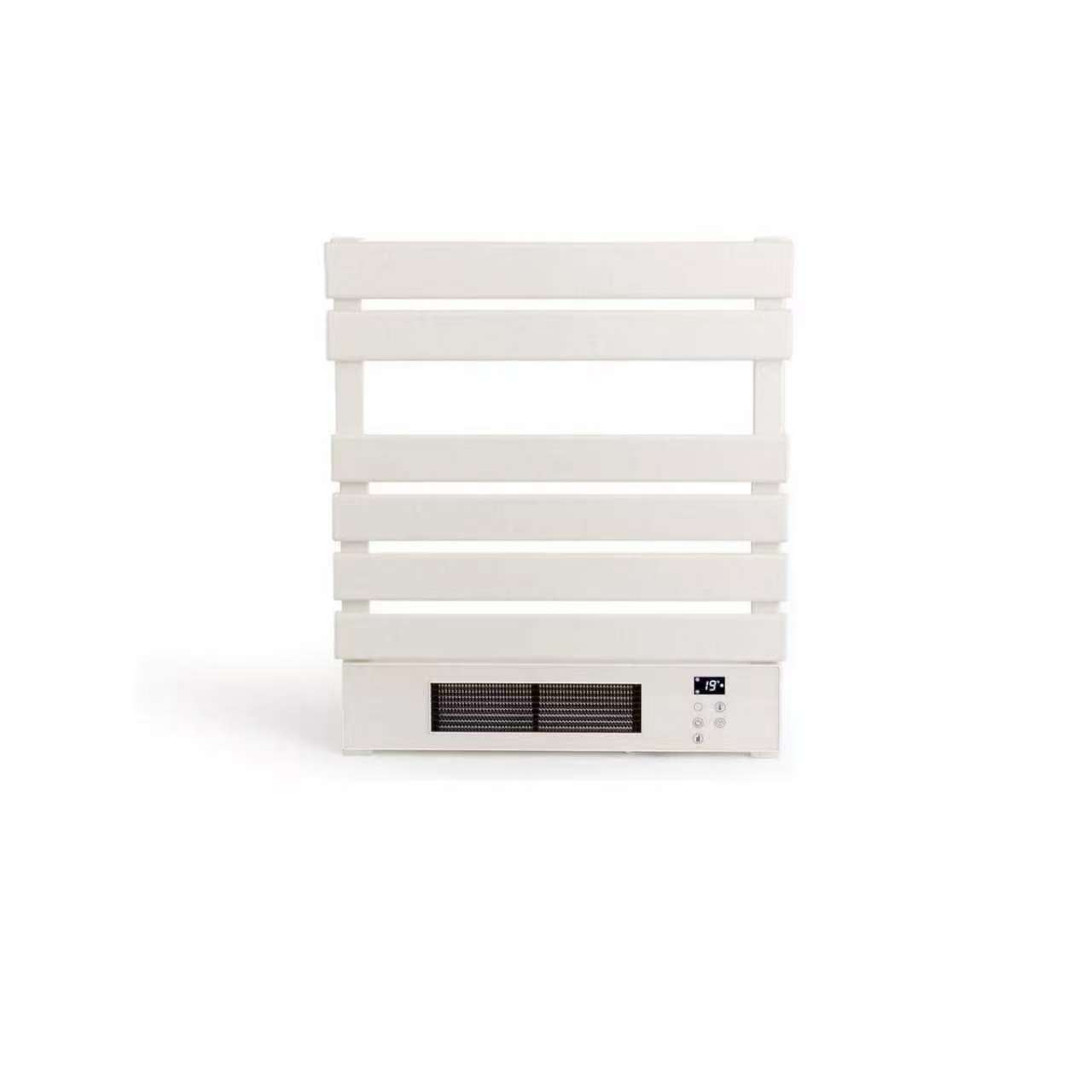 Bathroom Luxury Smart Electric Towel Warmer with Blower Remote Controlled Heating Wire Overheat Protection