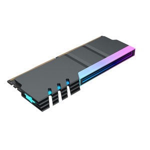 Flower Mirror Memory Module Heatsink With Argb <b>Lighting</b> Synchronization And Abyss Effects Aluminum <b>Socket</b> Mount - Product Image 5