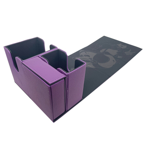 Caja de almacenamiento de cuero Yugioh para cartas, estuche de almacenamiento para juegos de mesa y dados - Product Image 2