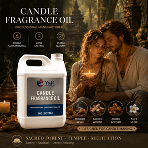 Huile parfumée YR Forêt Sacrée & Résine Fumée en vrac pour bougies haut de gamme et diffuseurs à bâtonnets – Vente en gros - Product Image 1