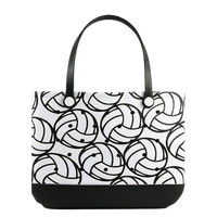 Sac de plage portable en EVA imperméable à logo personnalisé, ouverture supérieure, idéal pour la piscine, le bateau, les voyages, les enseignants, les mamans, les cadeaux de sororité