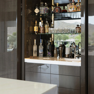 Meuble bar à vin en bois personnalisé pour la salle à manger, le salon, la chambre à coucher, l'appartement - Product Image 1