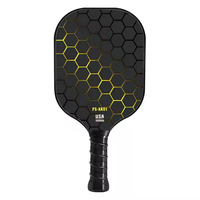 Panneau sonore Fibre de verre Pickle Ball Paddle Racket Bat PP Honeycomb Core Pickleball Paddle Handle