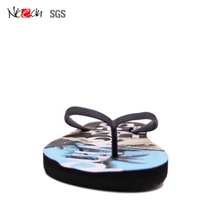 Nicecin OEM Logo Đen In Dép Bãi Biển Mát Mẻ Của Người Đàn Ông <span class=keywords><strong>Flip</strong></span> Flop - Product Image 3