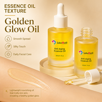 Özel Marka Anti-Aging Esans Yağı 30ml Altın Yüz Yağı Hafif Yağsız Besleyici Işıltılı Parlaklık Damlalıklı Serum