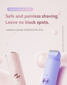 Kit d'épilation 2 en 1 pour femmes, rasoir électrique étanche, épilateur pour poils pubiens, indicé <span class=keywords><strong>par</strong></span> LED, prise USB, lavable - Product Image 4