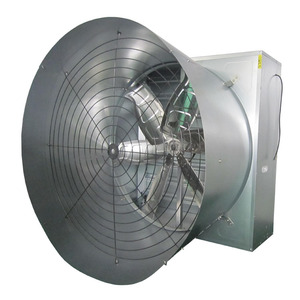 Ventilateur d'extraction à cône papillon pour élevages agricoles, volailles et bétail, élimination de la poussière, de la fumée et des odeurs, avec hélice à débit d'air puissant - Product Image 1