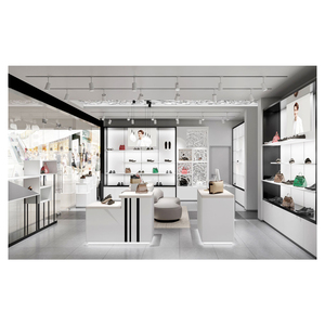 Yiree Verified Retail Portable Bag Store Fixture Custom Counter Design Floor Stand Wall Shoe Display case - Product Image 4