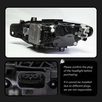 Lampu Depan Tri-Color CREULI Plug and Play untuk BMW F30 2012-2019 DRL Proyektor Sequential Turn Suku Cadang Mobil Berkualitas Tinggi