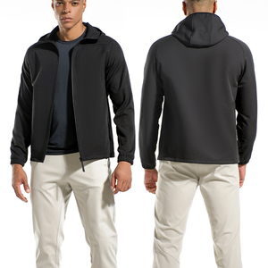 2025 Men's High Quality <strong>Winter</strong> <strong>Jackets</strong> Custom Logo Zipper Hoodie Rain Windbreaker Waterproof Solid Pattern <strong>Running</strong> <strong>Jacket</strong> - Product Image 6