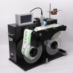 Máquina rebobinadora de impresora de mesa Yaomatec, máquina rebobinadora automática de <span class=keywords><strong>alta</strong></span> velocidad, pequeña máquina rebobinadora de etiquetas de rollo a rollo - Product Image 4