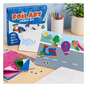 Kit de Diversión con Dinosaurios Metálicos, Pegatinas de Espuma, Proyecto de Colorear de Fósiles, Regalo Educativo para Niños - Product Image 1