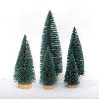 Mini sapin de Noël en PVC de 30 cm, ornement de bureau, décoration de Noël, fournitures de fêtes, centre de table - Approvisionnement direct usine, utilisation intérieure