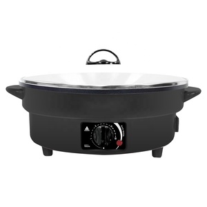 HANABISHI 10 Inch Electric <b>Pan</b> Matte Black Non-Stick Glass <b>Lid</b> 1.5L Capacity Model EP-104 Product from Thailand - Product Image 1