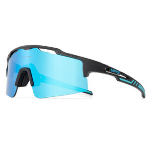 Gafas de Sol Deportivas <span class=keywords><strong>para</strong></span> Ciclismo al Aire Libre de Última Moda, <span class=keywords><strong>Lentes</strong></span> de Ciclismo TR90 con Protección UV400 y 2 Micas <span class=keywords><strong>para</strong></span> Montar - Product Image 2