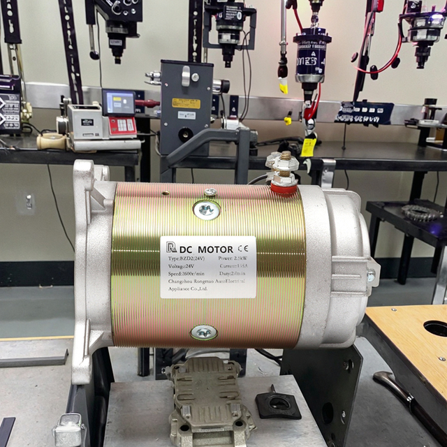24V DC Hydraulic Motor 2200W Compound Wound Design 6Nm 2500RPM IP54 Protection CE Certified for High Efficiency Long Service