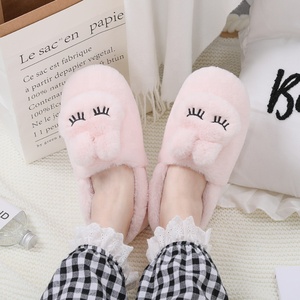 <span class=keywords><strong>Invierno</strong></span> cálido niñas mujeres borrosa suave conejo de peluche de juguete cerca de la <span class=keywords><strong>casa</strong></span> de animal <span class=keywords><strong>zapatillas</strong></span> de interior zapatos - Product Image 4